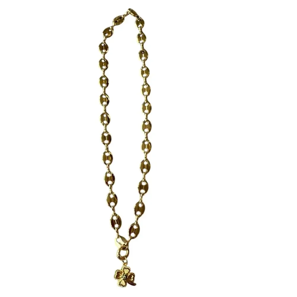 Lucky Brand gold shamrock